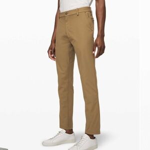 lululemon athletica Commision Pant Classic Warpstreme Tan Trouser Men’s 33